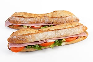 Sandwich crudités Au Pain Perdu