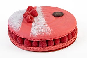 Macaron framboise, pâtisserie Au Pain Perdu