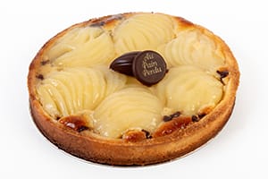 Tarte poire chocolat de la pâtisserie Au Pain Perdu