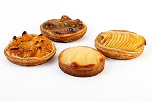 Tartelettes aux fruits, Pâtisserie Au Pain Perdu